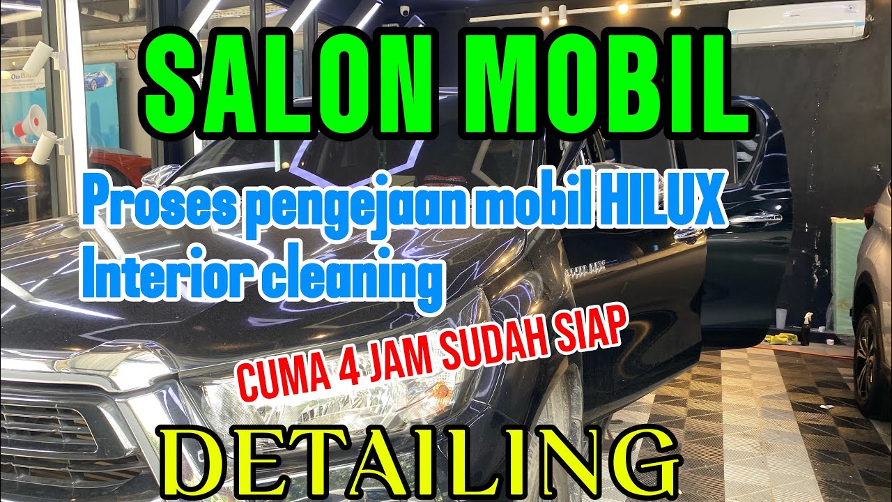 DETAILING INTERIOR CLEANING HILUX 