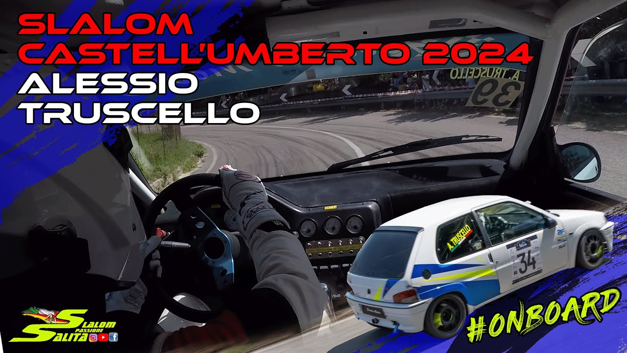 SLALOM CASTELL'UMBERTO 2024 // PEUGEOT 106 KIT ON BOARD // ALESSIO TRUSCELLO