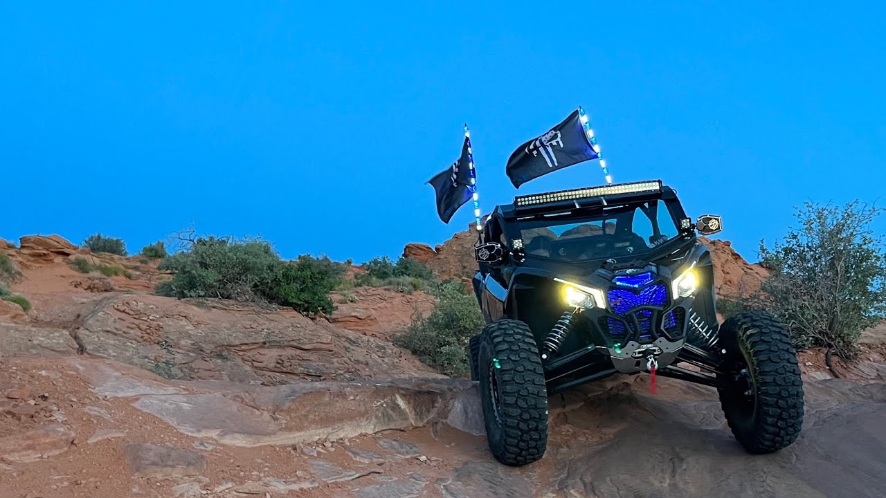 Evening ride at the Hurricane sand dunes and testing the fan override switch.