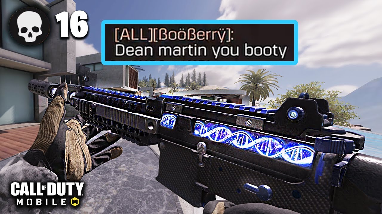 This dude trash talked me while I dropped 16 on him in a cod mobile ranked game