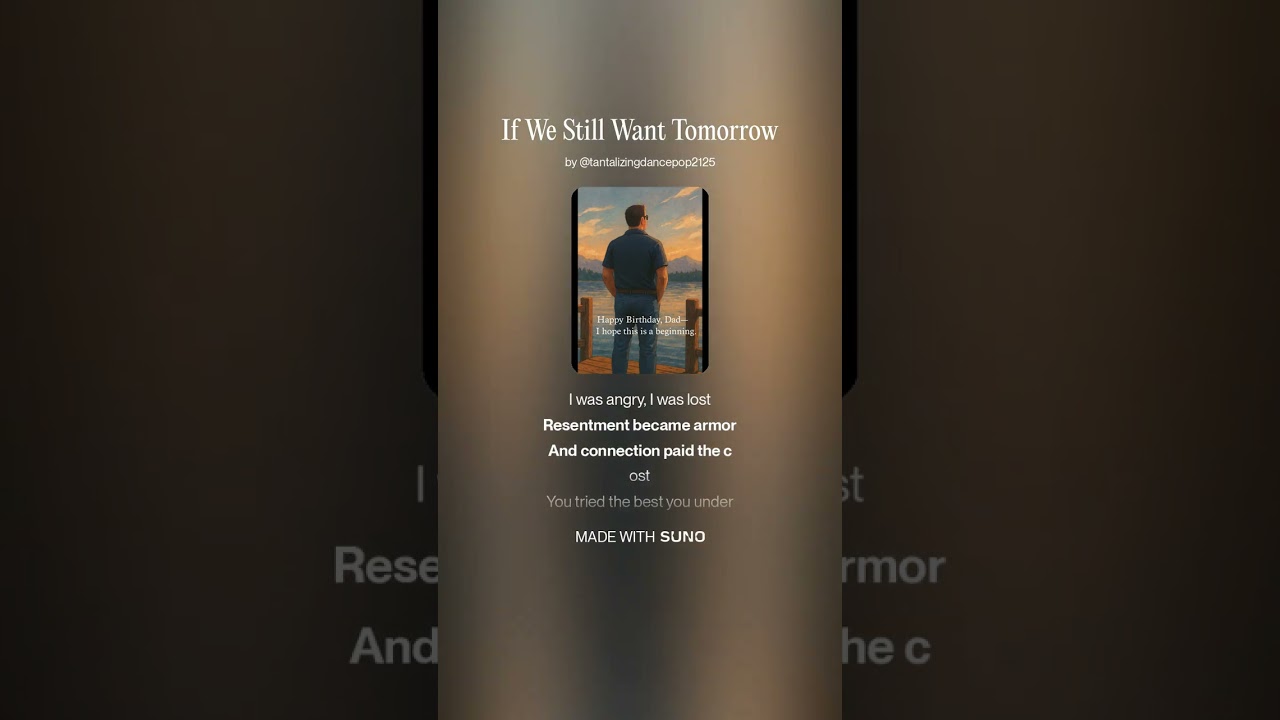 If We Still Want Tomorrow