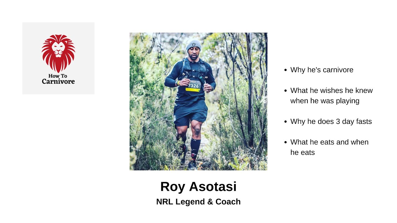 Roy Asotasi on why he's a carnivore