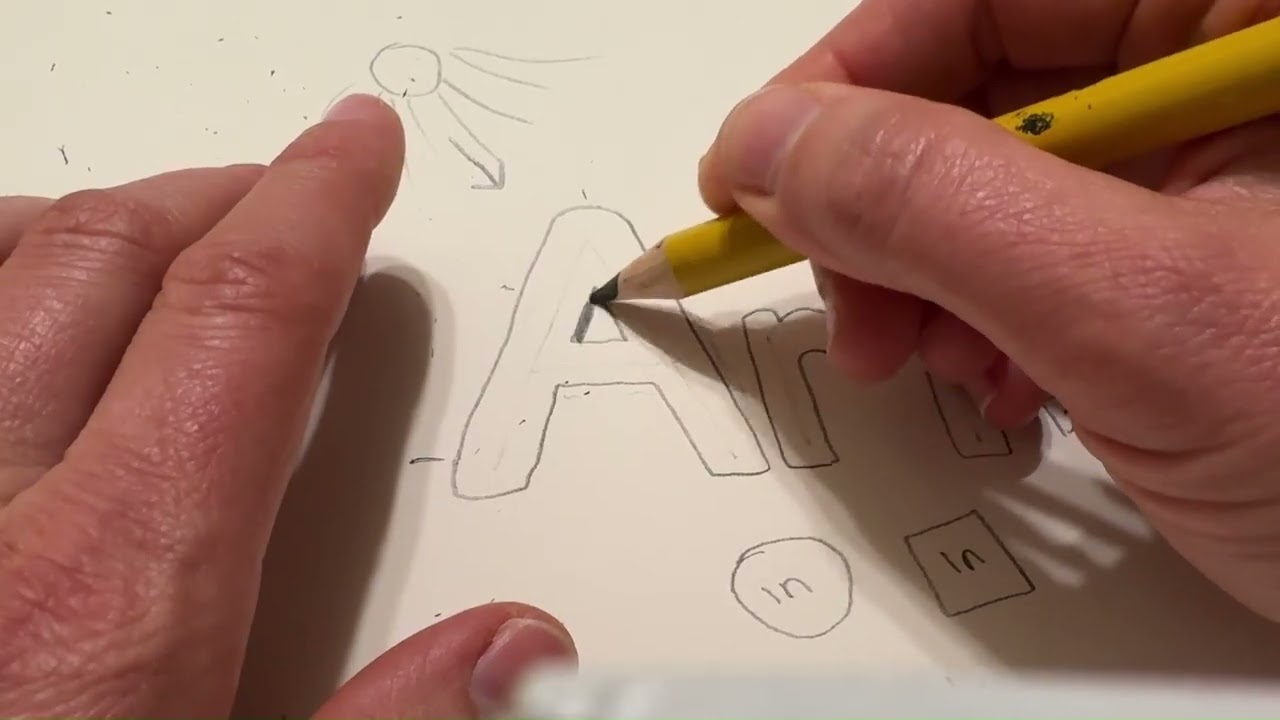 Drawing Letters as Shapes-Tips and Techniques