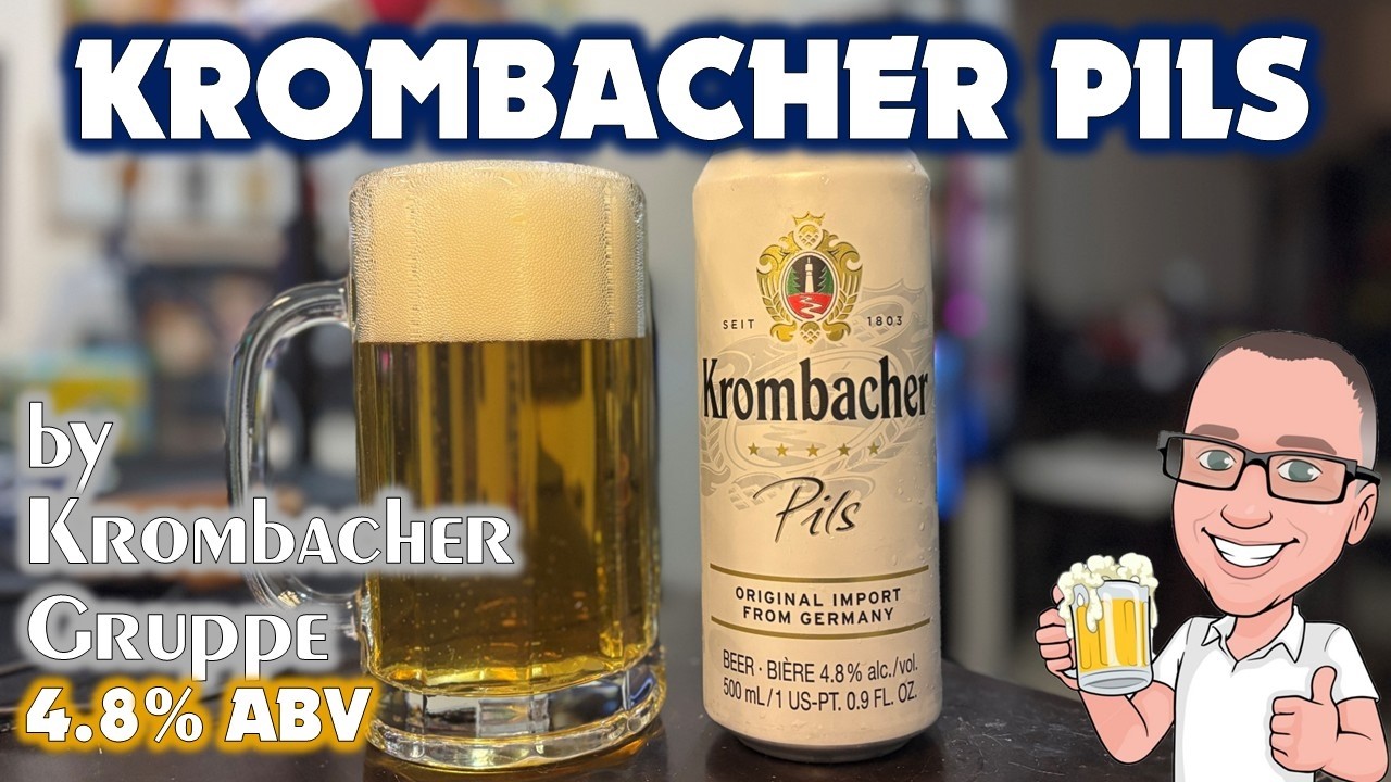 Krombacher Pils (Germany's best selling pils for a REASON!?)