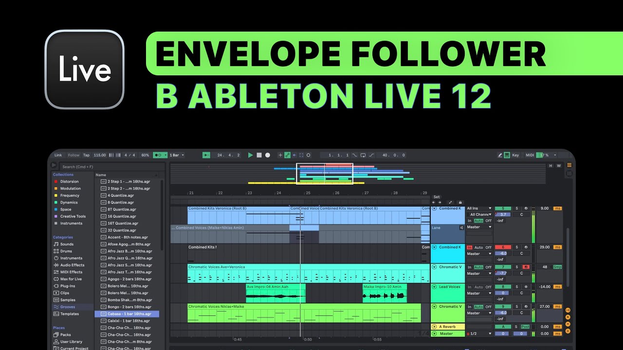 Урок 4. Envelope Follower в Ableton Live 12 [Ableton Pro Help]