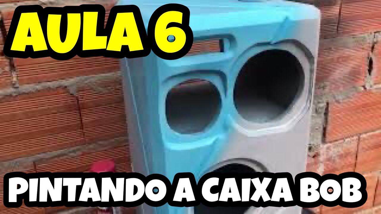 COMO PINTAR SUA CAIXA BOB. PASSO A PASSO. Aula 6. #somautomotivo #caixabob
