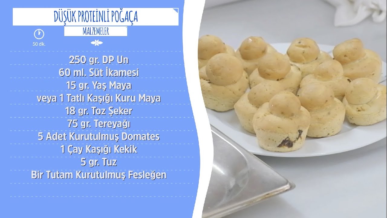 Düşük Proteinli Mini Poğaça Tarifi - PKU Aile Derneği & Vitaflo