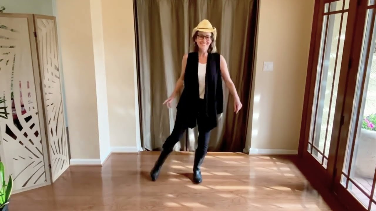 Быстрая демонстрация линейных танцев Footloose под музыку (шаги смотрите в видеоуроке) #linedance