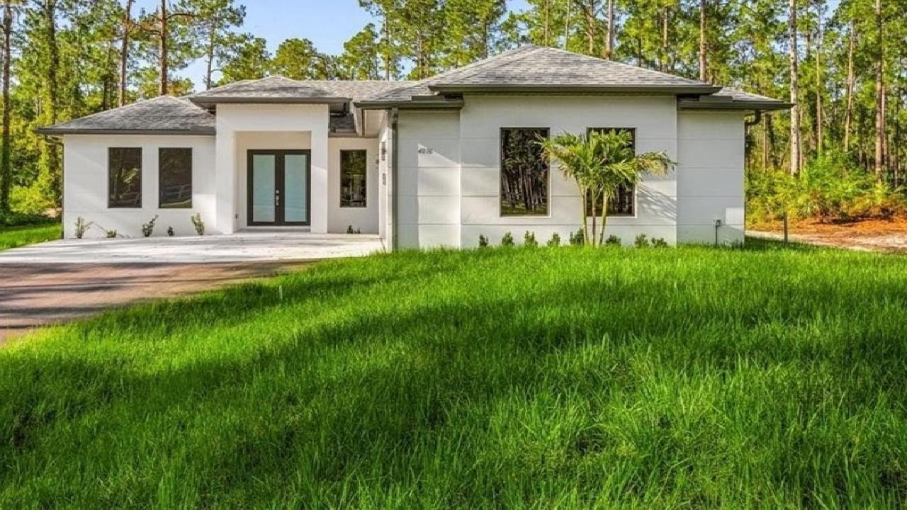 New Construction on 2.27 Acres in Naples | Golden Gate Estates 2026 Build | 3+Den
