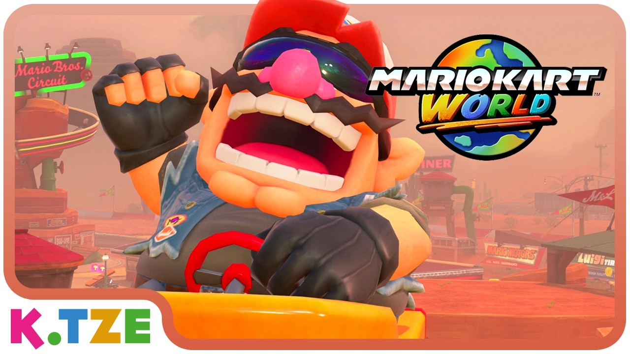 Chaos vor dem Ziel 🏁😂 Mario Kart World | Panzer Cup