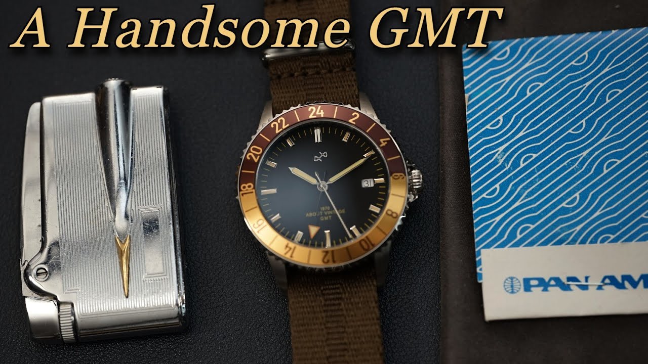 About Vintage x Kristian Haagen 1970 Limited Edition Automatic GMT - A Handsome Swiss Made GMT