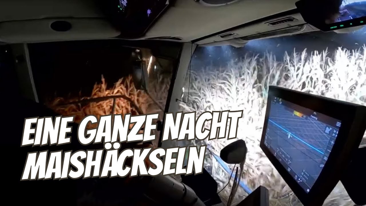 Upload Livestream// Eine ganze Nacht Häckseln// Claas Jagguar 970