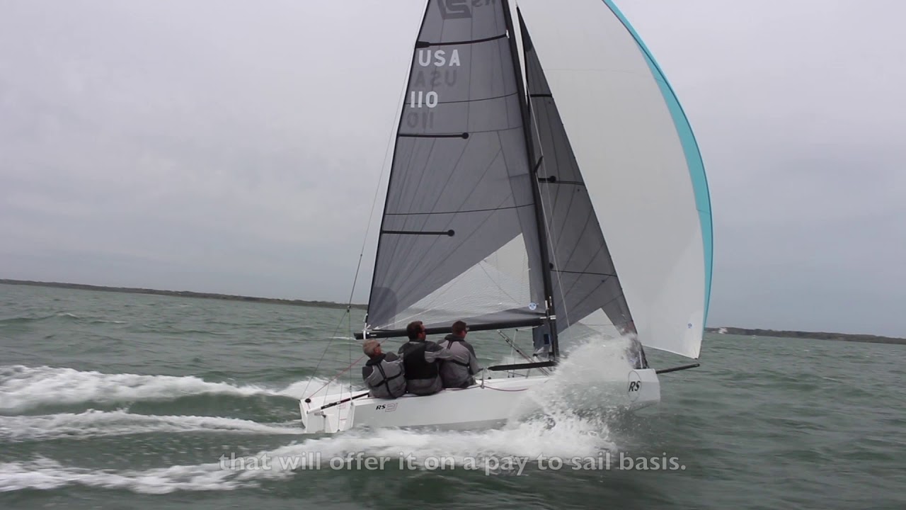 New RS21 keelboat one test