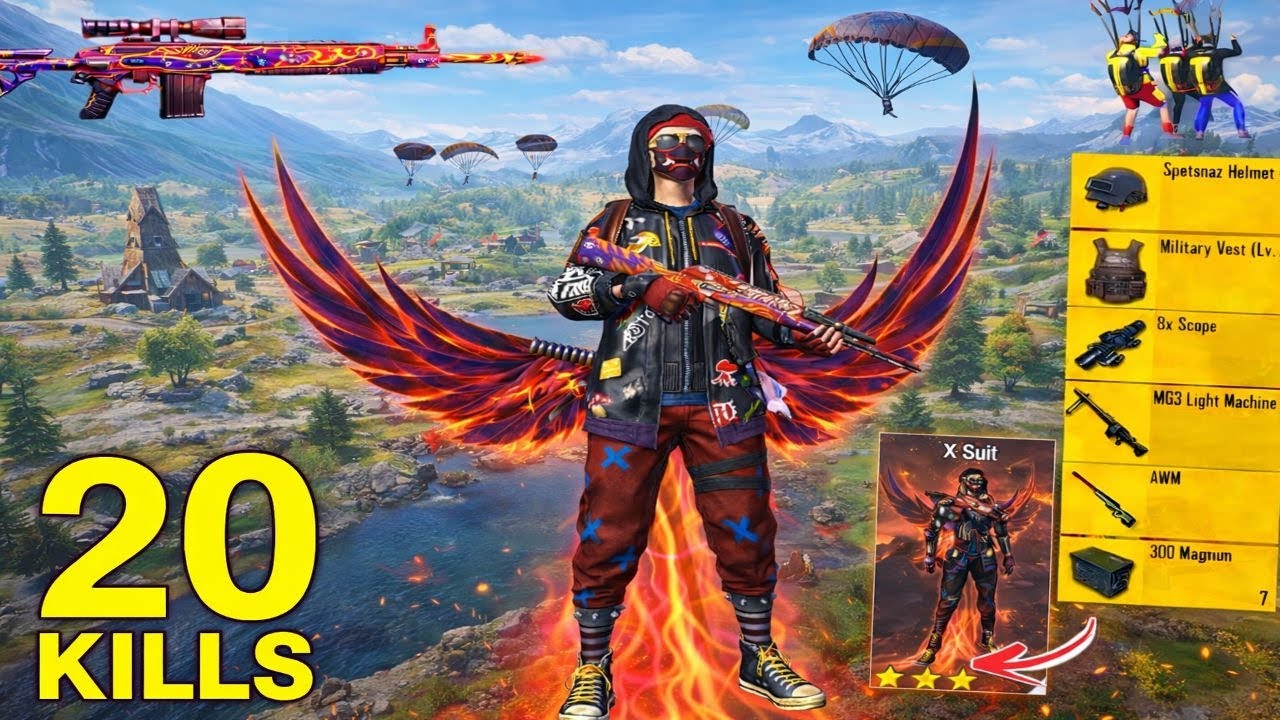 🔥 PUBG / BGMI  LIVIK – 20 KILLS DOMINATION! 😈 Full Rush Gameplay 🔴