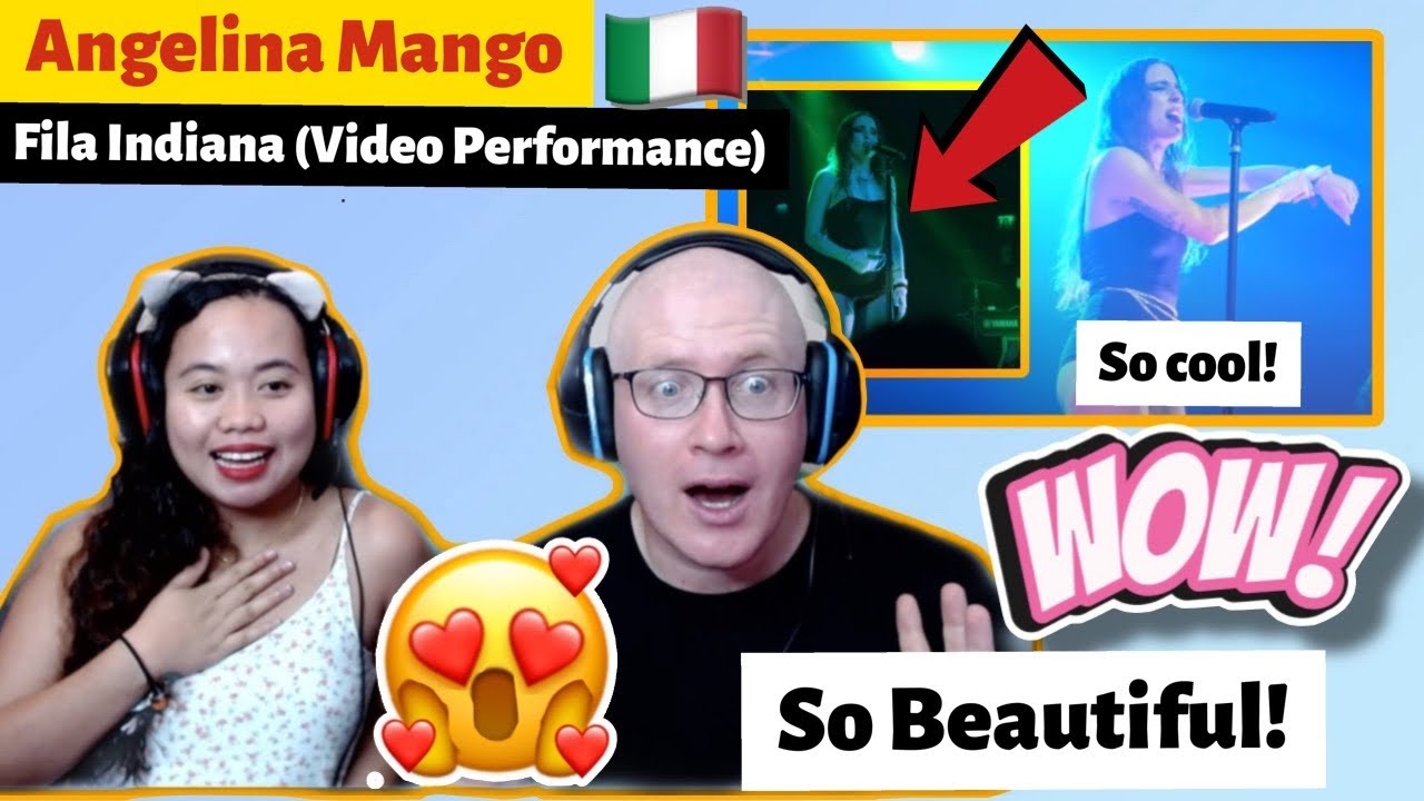Angelina Mango - Fila Indiana (Video Performance) | REACTION!🇮🇹