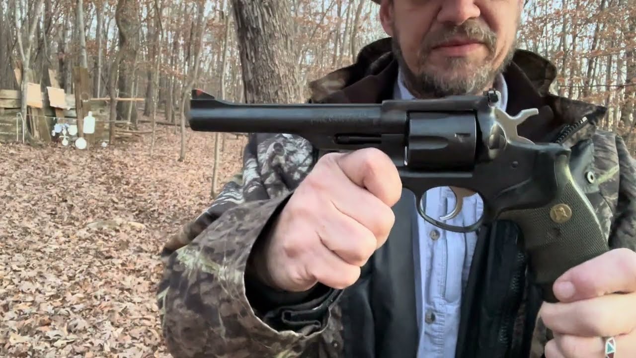 Ruger Security Six на стрельбище