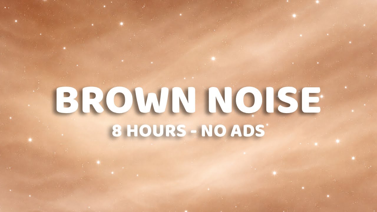 Brown Noise for Deep Sleep & Focus 🌙 | 8 Hours | No Ads | Low Frequency Sound
