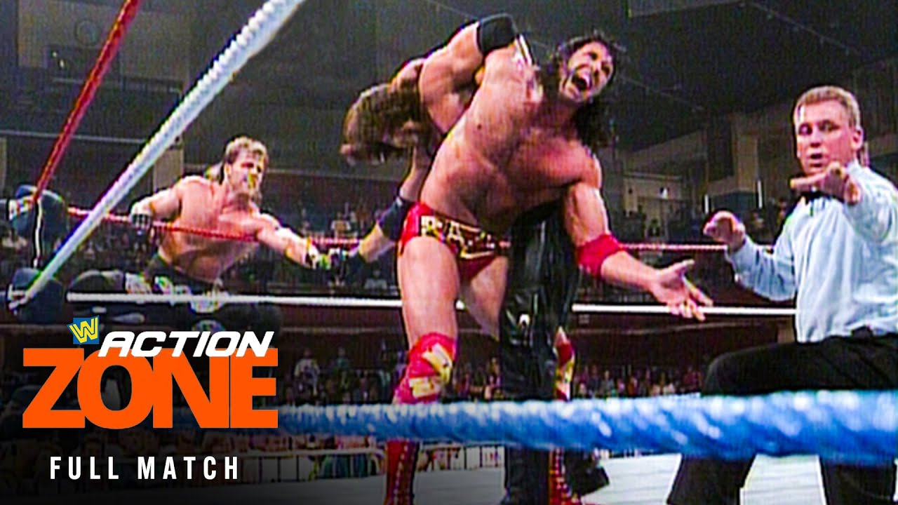ПОЛНЫЙ МАТЧ: Рэйзор Рамон и 1-2-3 Кид против Шона Майклза и Дизеля: WWE Action Zone, 30 октября 1...