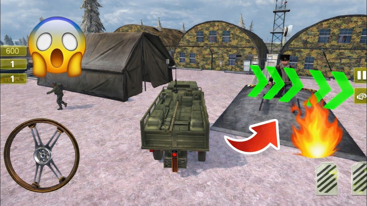😱 Military Truck Mission Gone Wrong! 🔥 Gameplay #games
