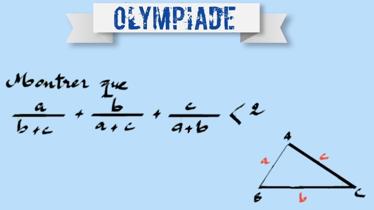 Olympiade maths pour collège.