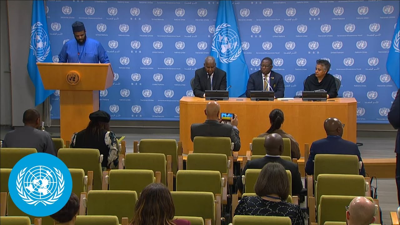 African Group Convention on International Tax: Press Conference | United Nations (16 Nov 2023)
