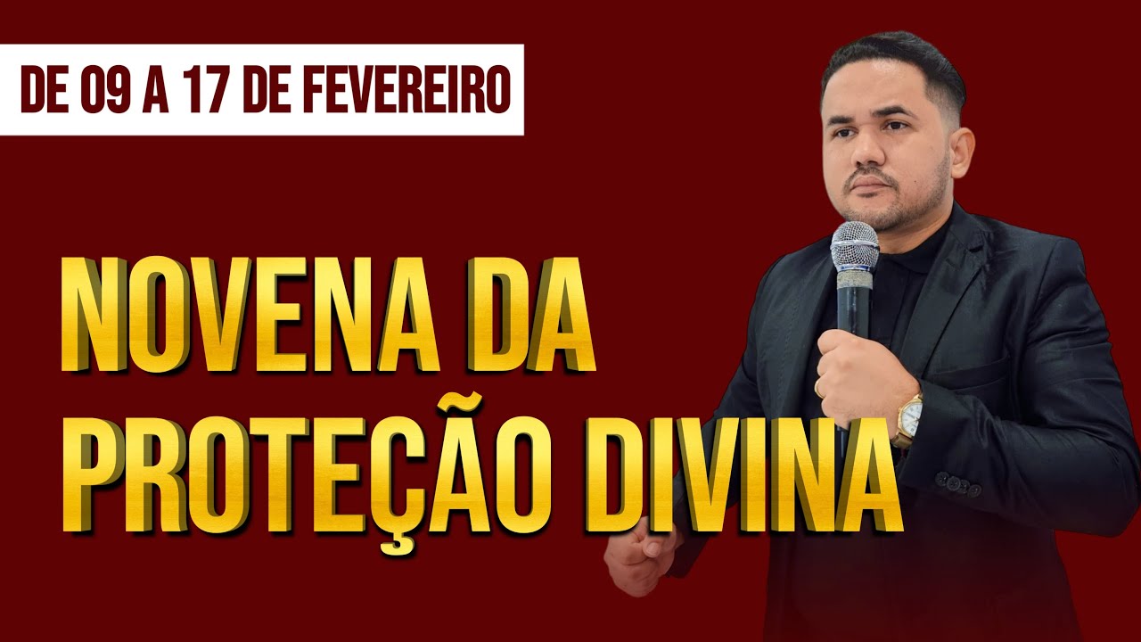 3º DIA NOVENA DA PROTEÇÃO DIVINA - SALMO 91 AO VIVO