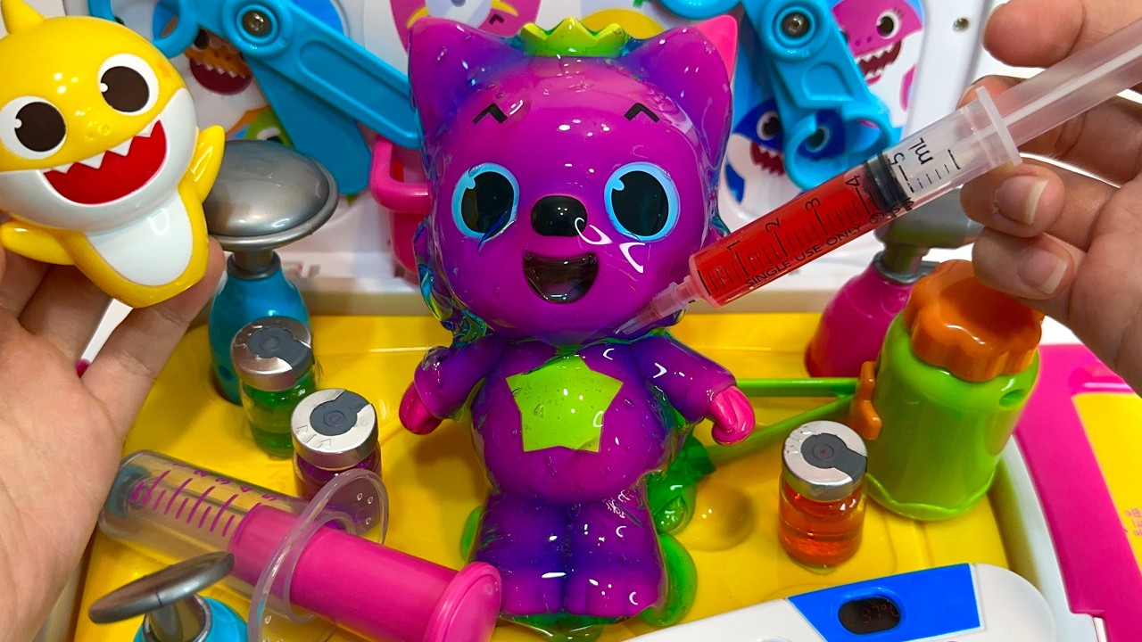 [🌟Toy ASMR🌟] 8💕 Minutes Satisfying with Unboxing Rescue Pinkfong Doctor toys & Ambulance ASMR