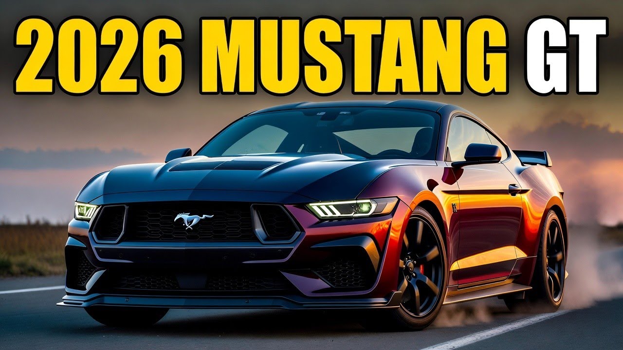 2026 Ford Mustang GT Revealed – V8 Power, New Tech & Ultimate Muscle Car Review