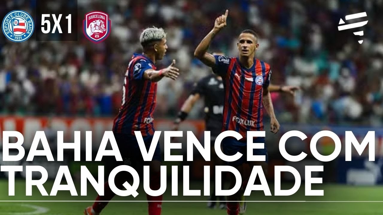 PÓS-JOGO - ESTADUAL - BAHIA 5 X 1 BARCELONA/BA
