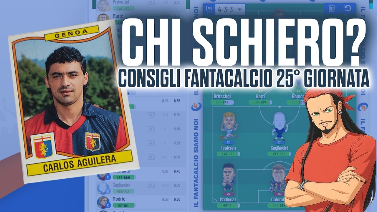 CONSIGLI FANTACALCIO 25° GIORNATA: I CANTACONSIGLI DEL WEEKEND!