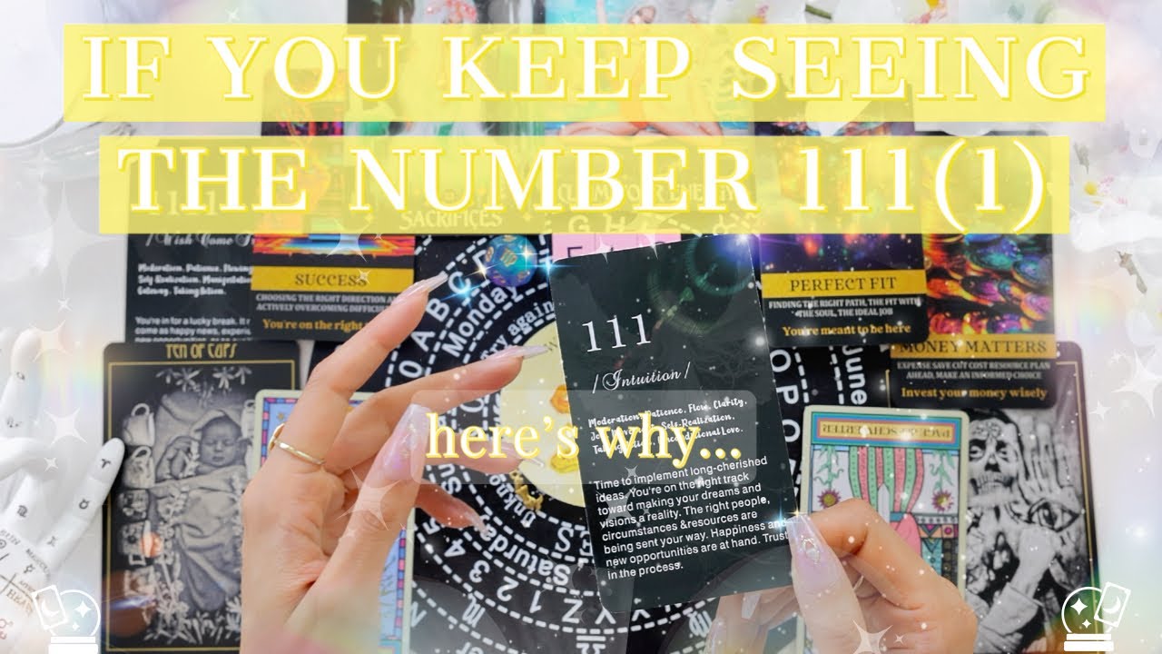 if you keep seeing 111 everywhere... here's why. 🧝&zwj;♀️Tarot & Numerology🔮Psychic Reading✨