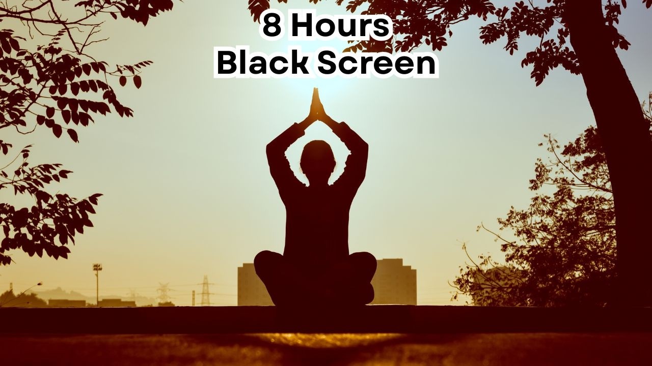 Deep OM Mantra Meditation | 432Hz Resonant Chanting for Inner Peace | 8 Hours Black Screen