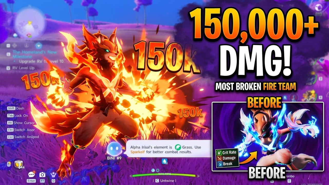 The Most BROKEN Fire Team for Insane DPS in Aniimo | Infergon & Scorchhowl
