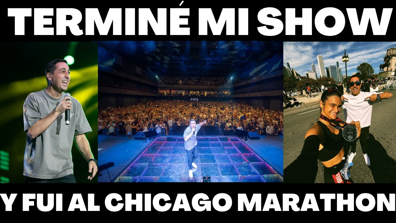 TERMINE MI SHOW Y ARRANQUE PARA EL CHICAGO MARATHON | VLOG 408 | Alejandro Gil