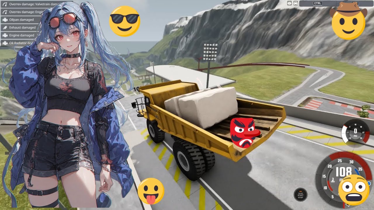The Ultimate BeamNG Drive super big crash test