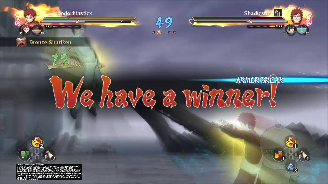Naruto Storm 4 Tournament - Vs Shadicstick (Match 2)