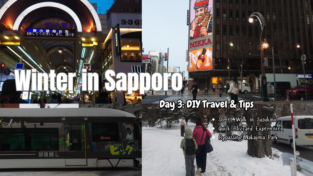 Chill Sapporo City Walk | Susukino Shopping Street