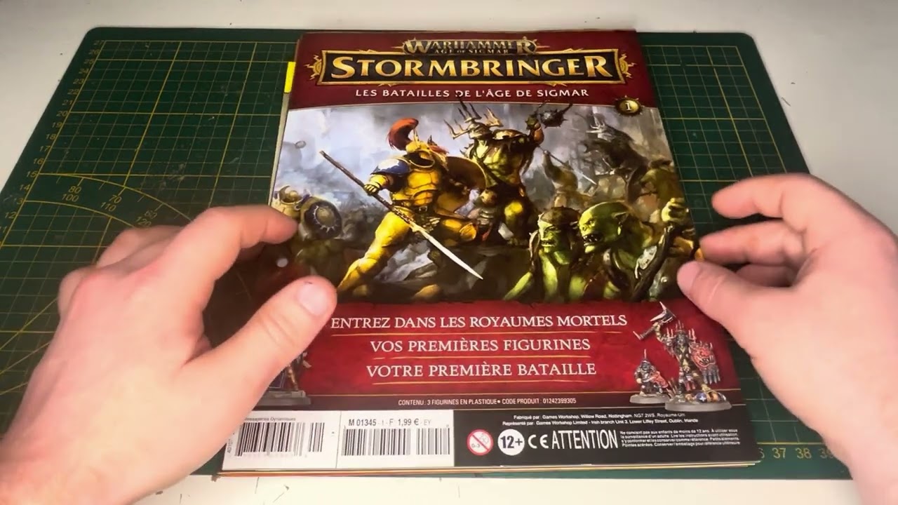 Déballage du N’1 de la nouvelle collection Hachette Warhammer âge of Sigmar : stormbringer