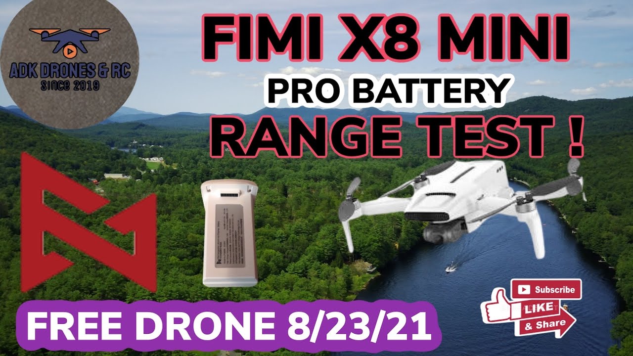 FIMI X8 MINI PRO BATTERY RANGE TEST !