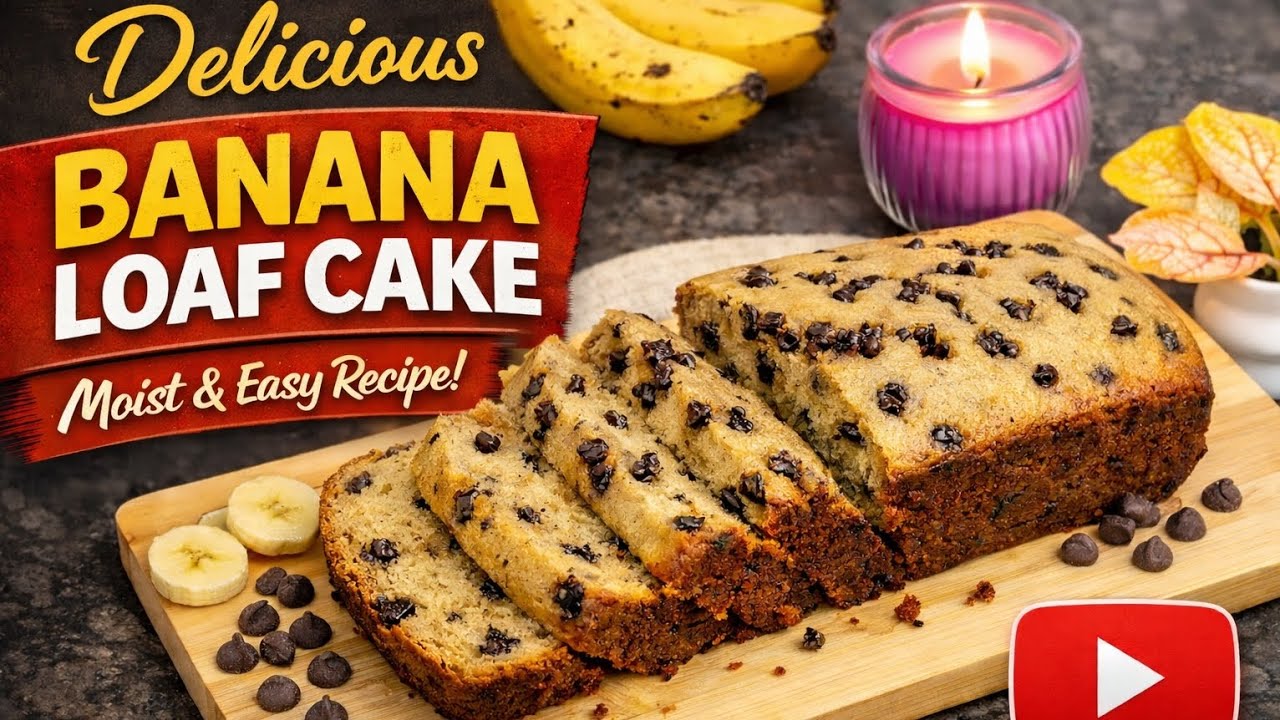 Delicious Wheat Banana Loaf Cake | Soft, Moist & Easy Homemade Recipe 🍌🍰#youtube #subscribe #food 