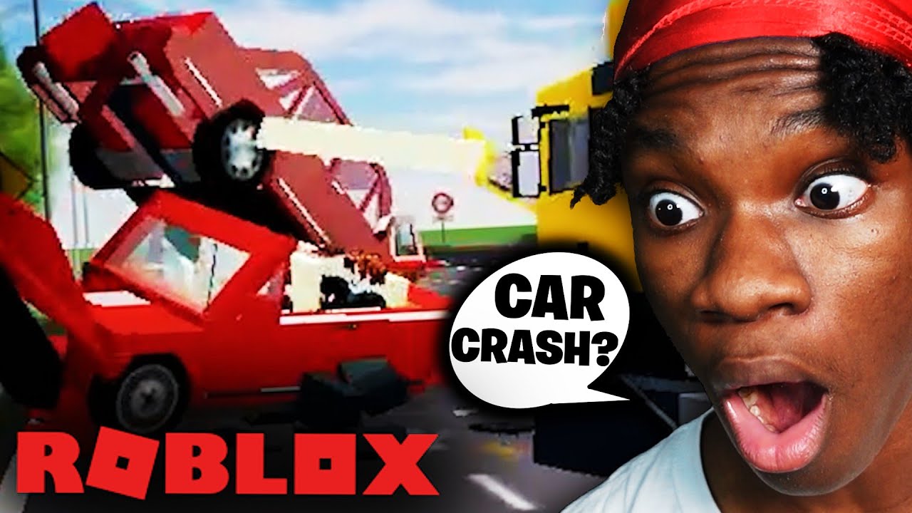 Reacting To ROBLOX CAR CRASHES For The FIRST TIME...