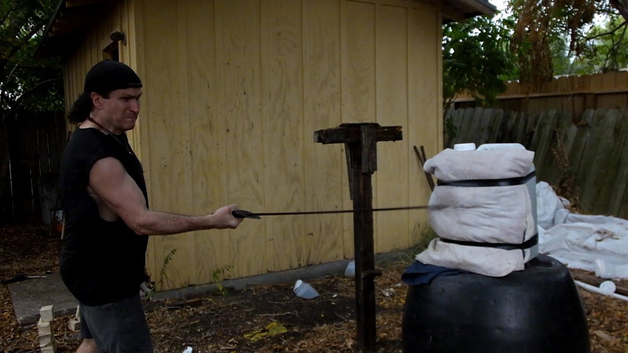 Sword and Spear Vs Gambeson, Padded or Cloth Armor Test!