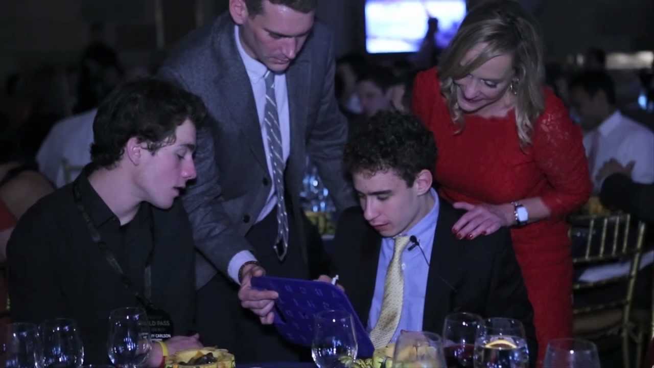 A mother helps her son cope with autism through meditation