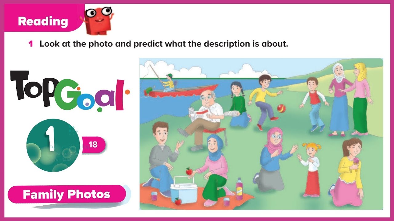 Top Goal 1 unit 1 Family Events Reading Family Photos منهج اللغة الإنجليزية
