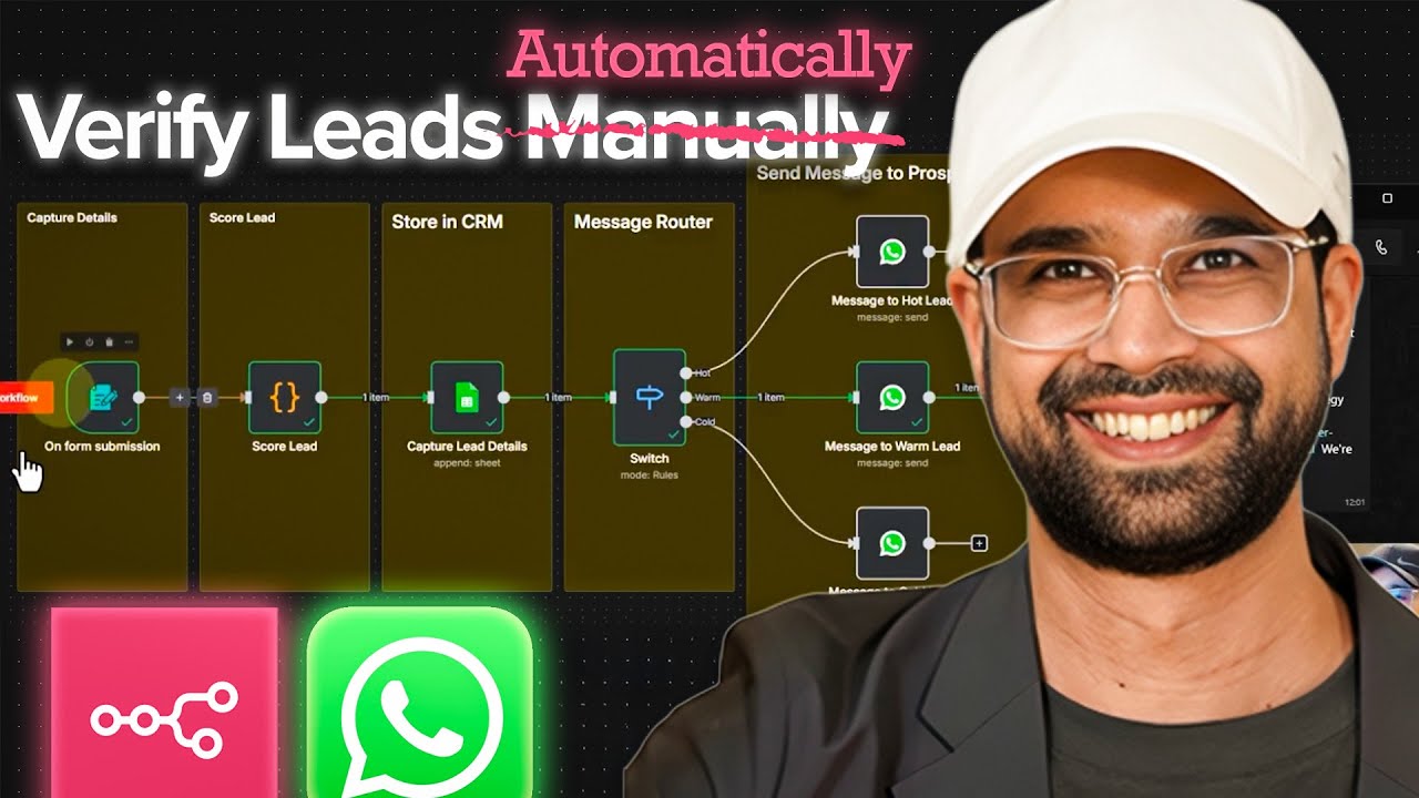 Automate WhatsApp lead generation with N8N (no code, free workflow)