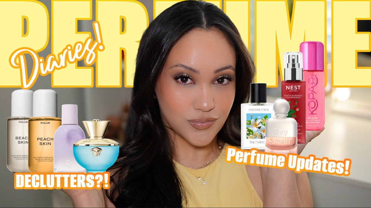 PERFUME DIARIES 📒 JUNE PERFUME TRAY UPDATE! PERFUMES I AM WEARING THIS MONTH | AMY GLAM ✨