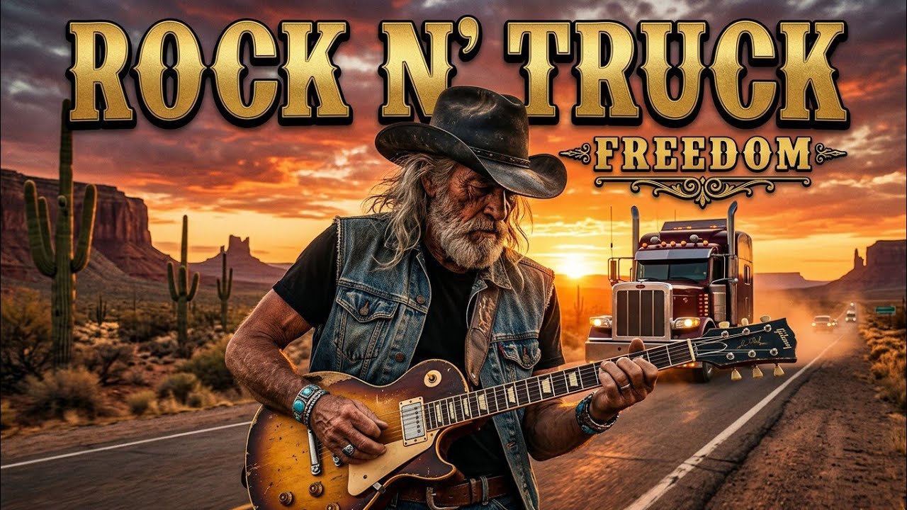 Rock N Truck – Desert Highway Rock | Endless Country Rock for Long Road Trips.