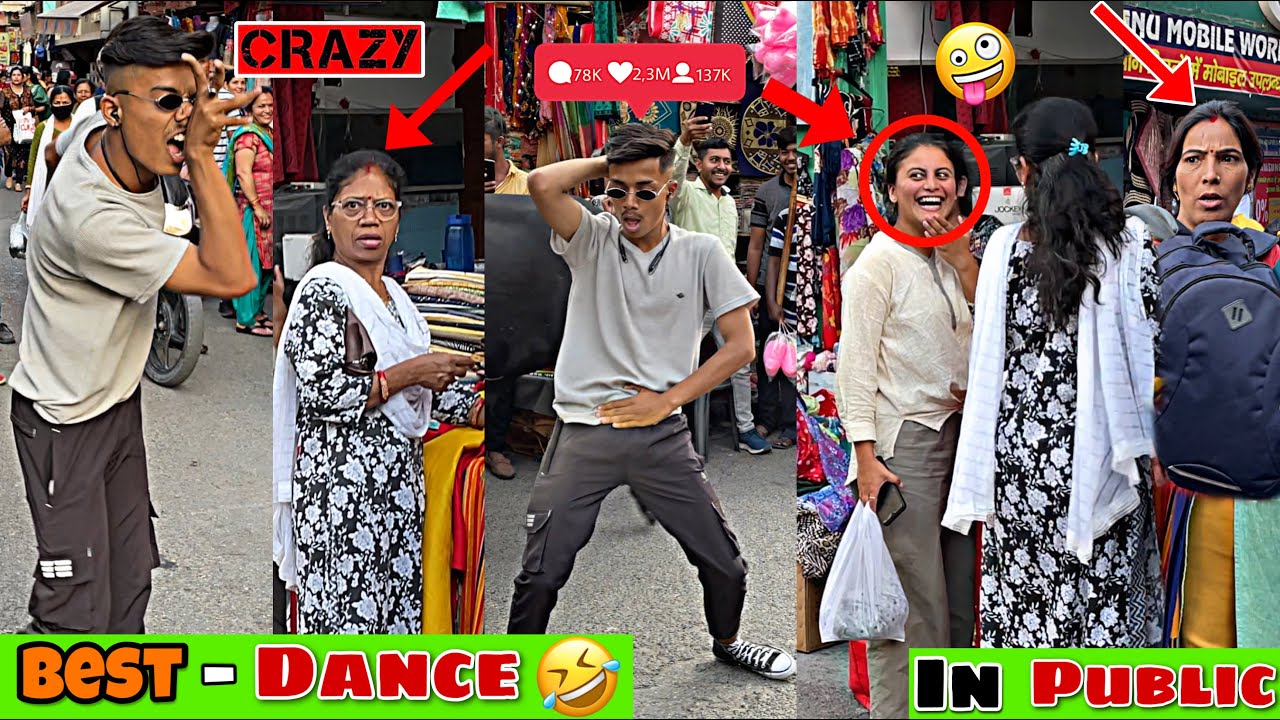 Best🤣Dance in Public😅❤️||Crazy Public Reaction🤪||Prank in Public😂||Cute😍Girl Reaction🥰