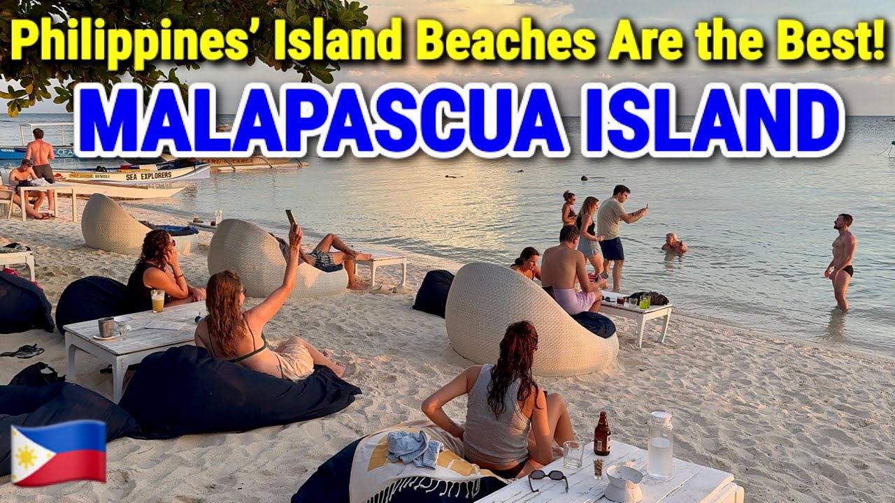 Philippines MALAPASCUA ISLAND TOUR! Cebu’s Best White Sand Beaches and Stunning Natural Beauty!