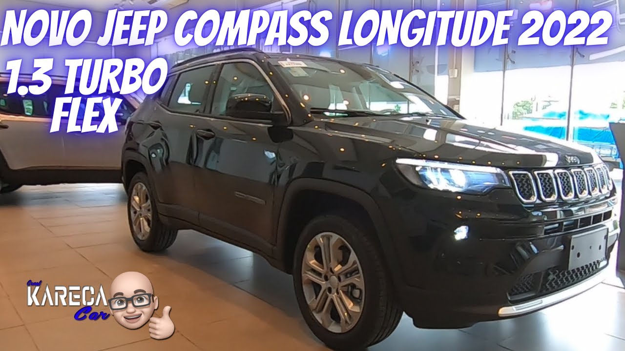 NOVO JEEP COMPASS LONGITUDE TURBO FLEX 2022 EM DETALHES!!